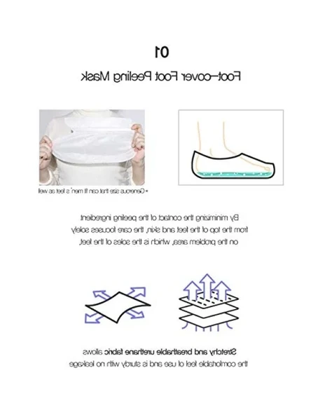 AHA İçeren Ayak Peeling Maskesi - Resim 3
