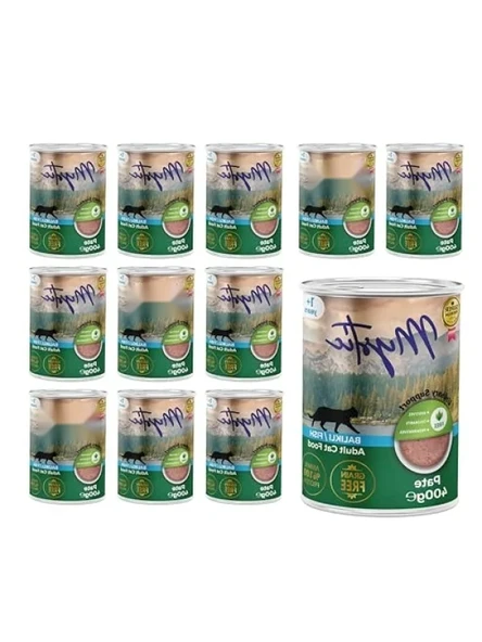 Balıklı Yetişkin Kedi Pate Konservesi 400 Gr x 12 Adet ürün görseli 1