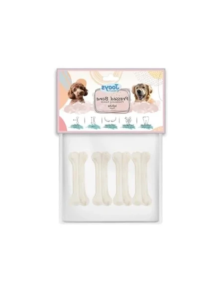 Beyaz Pres Kemik - 7 cm 4'lü Paket ürün görseli 1