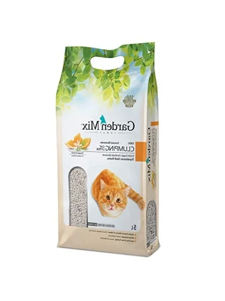 Portakallı Bentonit Kedi Kumu, 5 Litre ürün görseli 1