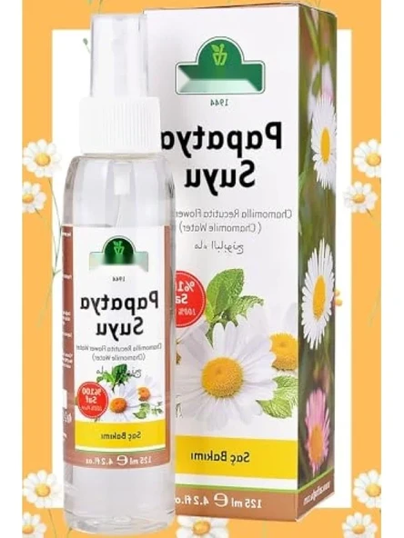Doğal Papatya Suyu - Saç Açıcı ve Cilt Bakım Suyu 125 ml ürün görseli 1