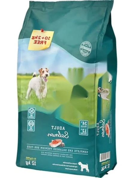 Somonlu Yetişkin Köpek Maması - 10+2 KG ürün görseli 1