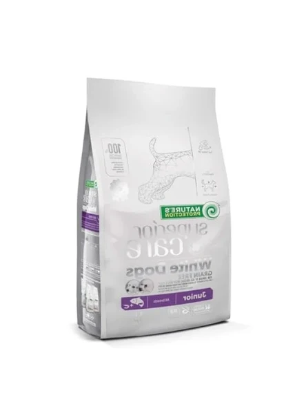 Beyaz Tüylü Köpekler için Tahılsız Somonlu Yavru Köpek Maması 1.5kg ürün görseli 1