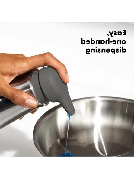 Paslanmaz Çelik Sabunluk - Tek Elle Kullanım İmkanı - Resim 2
