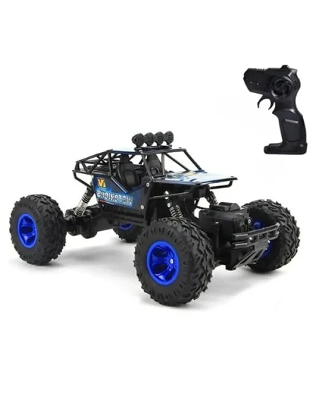Şarjlı Uzaktan Kumandalı 4x4 Arazi Aracı - Mavi ürün görseli 1