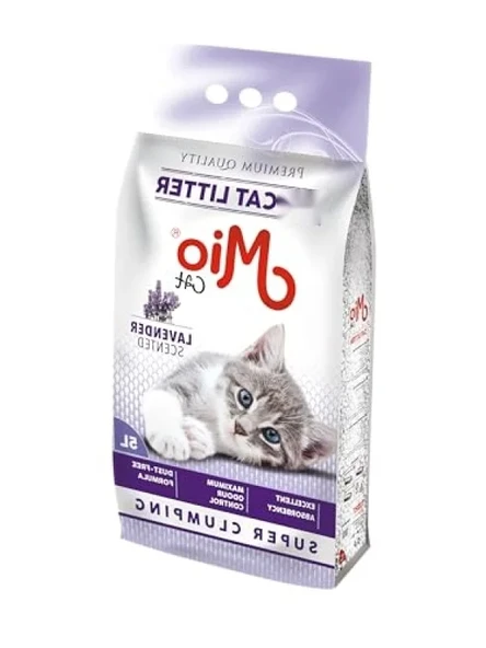 5 lt Lavanta Kokulu İnce Bentonit Kedi Kumu ürün görseli 1