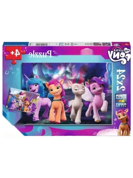 Yüksek Kalite 2x24 Parçalı My Little Pony Puzzle ürün görseli 1