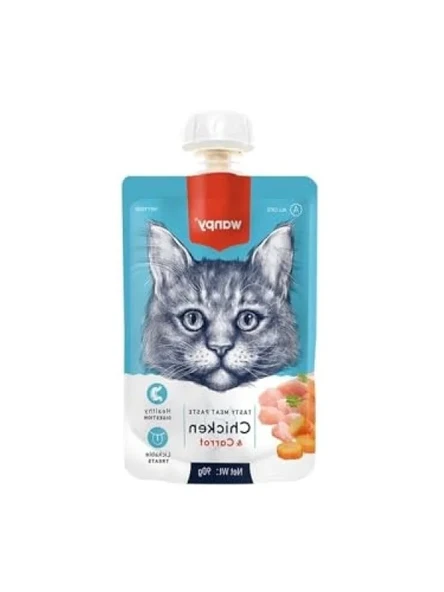 Taze Tavuk ve Havuçlu Kedi Et Ezmesi 90 gr ürün görseli 1