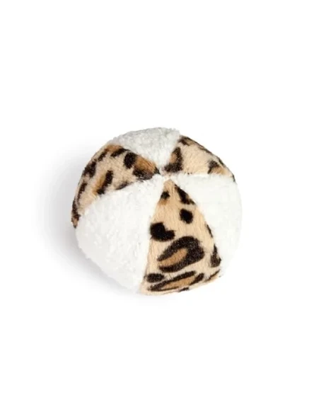 Peluş Desenli Top - 11 cm, Beyaz ürün görseli 1