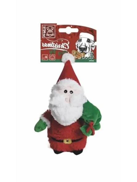 Güvenli ve Toksik Olmayan Köpek Oyuncağı, Christmas Santa ürün görseli 1