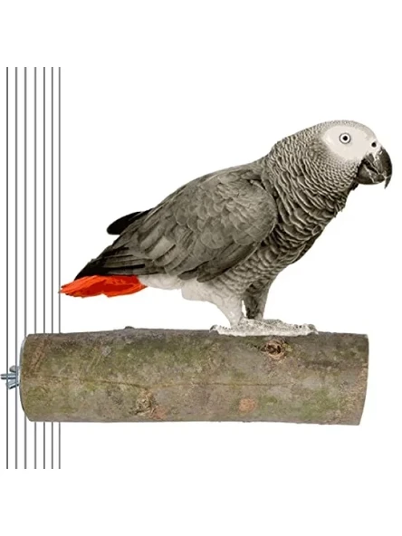 Ağaç Kütük Papağan Tüneği, 17 cm ürün görseli 1