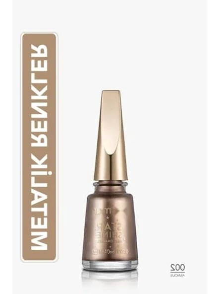 Metalik Parlak Oje 002 Famous - Resim 2