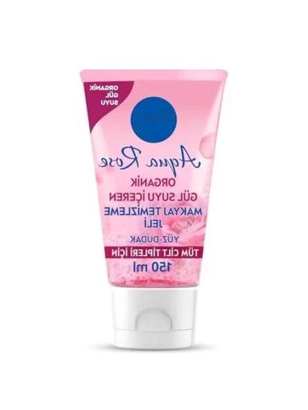 Organik Gül Suyu İçeren Makyaj Temizleme Jeli 150 ml - Nemlendirici Etki ürün görseli 1