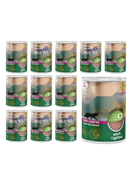 Yetişkin Kedi Biftekli Pate - 400 Gr x 12 Adet ürün görseli 1