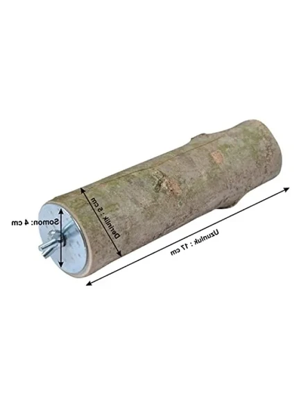 Ağaç Kütük Papağan Tüneği, 17 cm - Resim 2