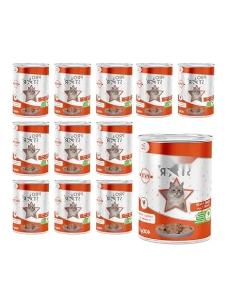 Yetişkin Kedi İçin Tavuklu Pate, 400 Gr x 12 Adet ürün görseli 1