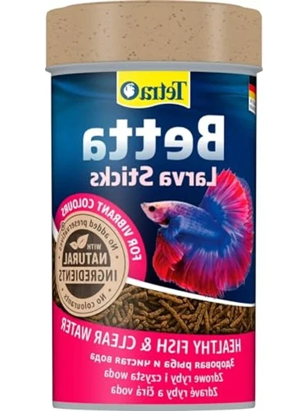 Betta Larva Sticks, 100ml, 33 gram Lezzetli Ödül ürün görseli 1