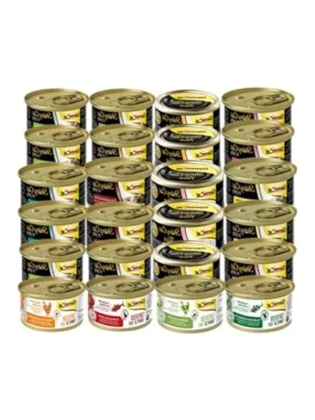 12 x 70 g Süper Karışık Konserve Yetişkin Kedi Maması ürün görseli 1