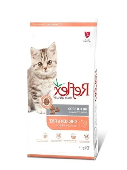 Kıtten Chıcken & Rıce Cat Food 10 kg ürün görseli 1