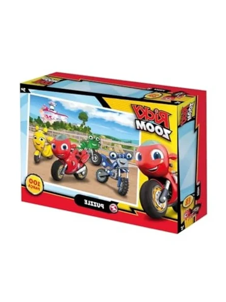 Ricky Zoom Temalı 100 Parça Çocuk Puzzle ürün görseli 1