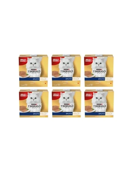 Kıyılmış Çeşitli Yaş Kedi Maması 85 gr. - 48'li Ekonomik Paket ürün görseli 1