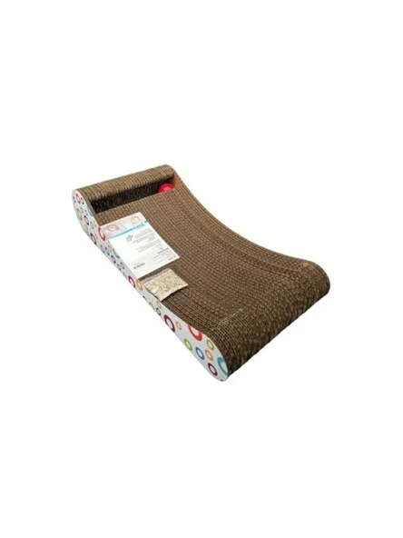 Karton Kedi Tırmalama Tahtası - 21x44x10 cm ürün görseli 1