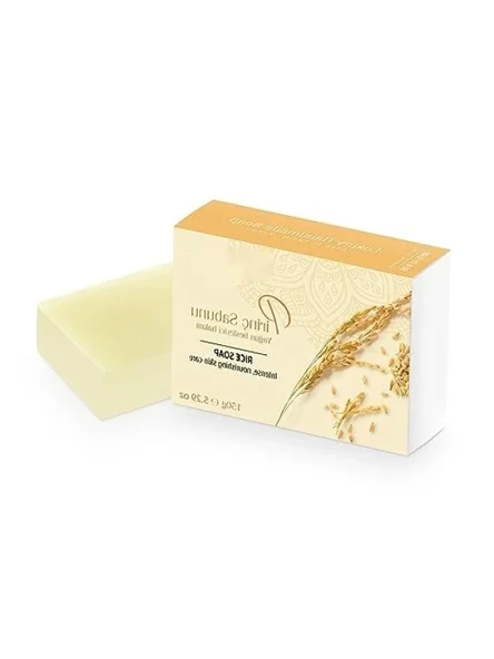 Doğal El Yapımı Cilt Beyazlatıcı Pirinç Sabunu - 150 gr ürün görseli 1
