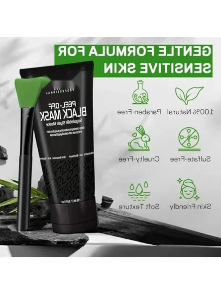 Soyulabilir Siyah Maske - 150 ml - Resim 3