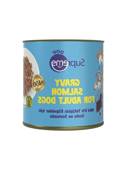 200 Gr Somonlu Konserve Yaş Mama Küçük Irk Yetişkin Köpekler İçin ürün görseli 1