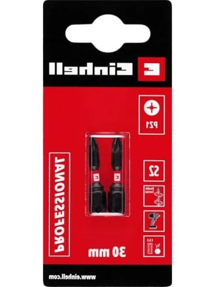Yüksek Dayanıklılıkta Çift Torsiyonlu 2 Parça Darbeli Bit Seti, 30 mm, PZ1 ürün görseli 1