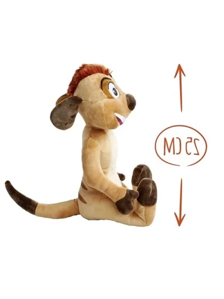 25 cm Peluş Timon Figürü - Sevimli Oyun Arkadaşı - Resim 2