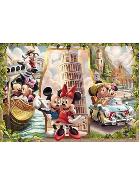 1000 Parça Mickey Minnie Temalı Yetişkin Puzzle ürün görseli 1