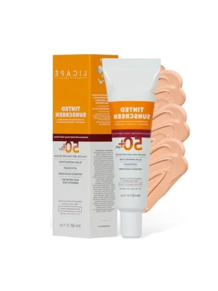 Yüksek Koruma SPF 50 Tinted Güneş Kremi ürün görseli 1