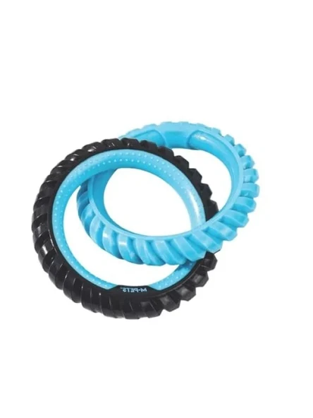 Güvenli Ring King Köpek Oyuncağı (Mavi/Siyah) - Resim 3