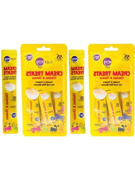 Tavuklu & Peynirli Sıvı Kedi Ödül Maması, 2 Paket ürün görseli 1