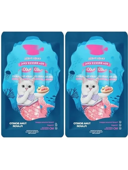 Sıvı Kedi Ödülü, Ton-Palamut, 5x15 gr (2 Paket) ürün görseli 1