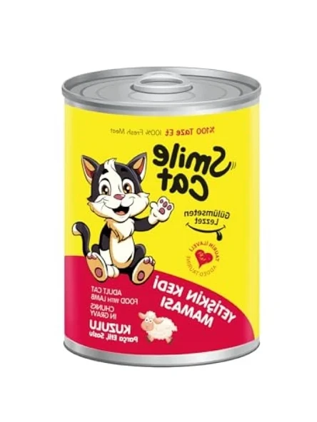 Yetişkin Kedi Kuzulu Konserve Mama 400 g ürün görseli 1