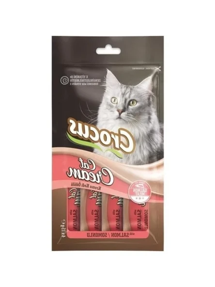Somonlu Sıvı Kedi Ödül Maması - 15 gr x 4 Adet ürün görseli 1