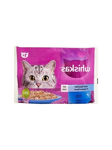Balık Favorileri Yetişkin Kedi Konservesi, 85gr 4'lü ürün görseli 1