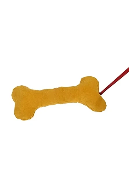 İpli Çekiştirmeli Kumaş Köpek Kemik Oyuncak - 25 cm ürün görseli 1