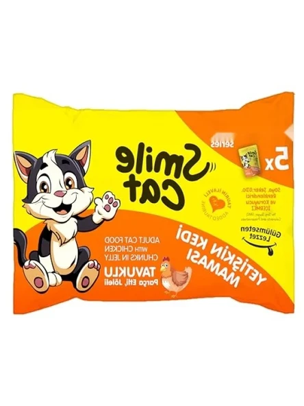 Yetişkin Kedi Tavuklu Mama 425 g (5 x 85 g) ürün görseli 1