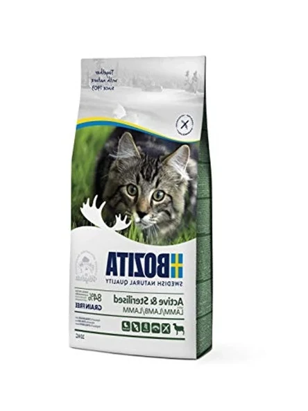 Açık Havada Yaşayan Yetişkin Kediler İçin Tahılsız Kuzu Maması 10 kg ürün görseli 1