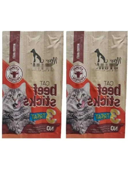 Sığır Etli Yumuşak Kedi Ödül Maması, 5 Gram x 3 Adet, 3'lü Paket ürün görseli 1