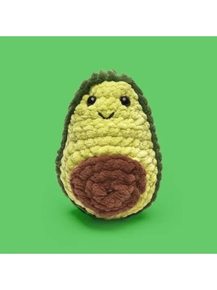 Avokado Amigurumi Tığ Kiti - Örgü Seti ürün görseli 1