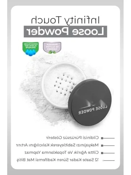 İpeksi Toz Pudra - Mat Bitiş - 01 Transparent ürün görseli 1