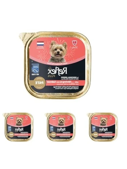 Karides ve Somonlu Mini Küçük Irk Köpek Maması, 85 Gr (4'lü Paket) ürün görseli 1