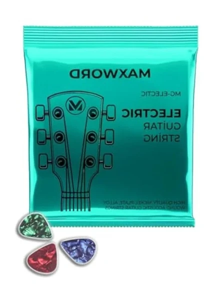 Elektro Gitar Teli Seti, Pena ile Birlikte, Kaliteli Malzeme ürün görseli 1
