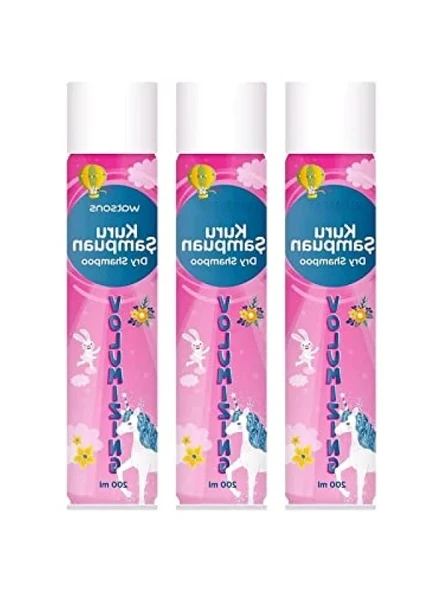 Hacim Verici Kuru Şampuan - 200 ml (3 Adet) ürün görseli 1