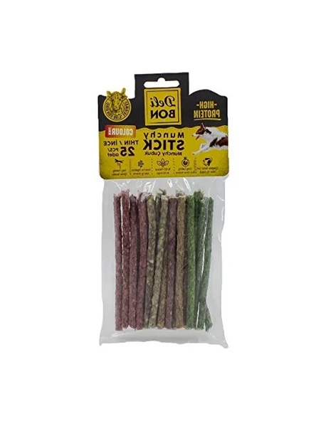 Karışık Renkli Deri Munchy Çubuk Seti - 25 Pcs ürün görseli 1