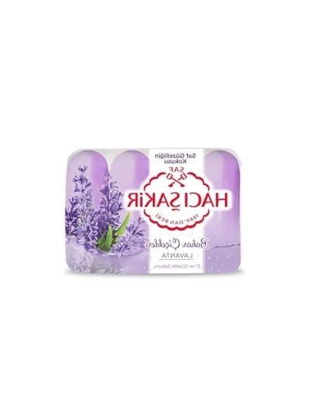 Lavantalı 4 Adet Katı Güzellik Sabunu 70 gr ürün görseli 1